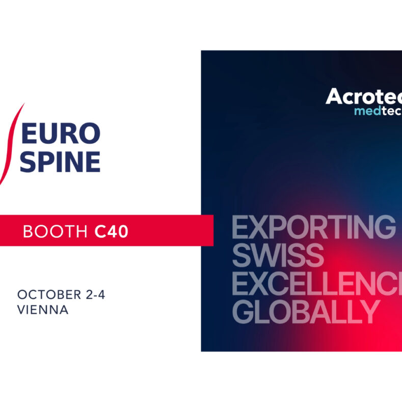 Acrotec Medtech à EUROSPINE 2024 : Rejoignez-nous à Vienne !